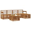 vidaXL Sofa-Sets 6 pcs Naturel Massief Acaciahout