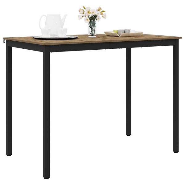 vidaXL Staande Bartafel Bewerkt hout
