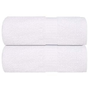 vidaXL Washandjes FROGN 2 st 15x21 cm 360 g/m&sup2; wit
