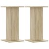 vidaXL Plantenstandaards 2 st 30x30x60 cm bewerkt hout sonoma eiken