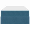 vidaXL Opbergbed met matras Donkerblauw 100 x 200 cm Fluweel