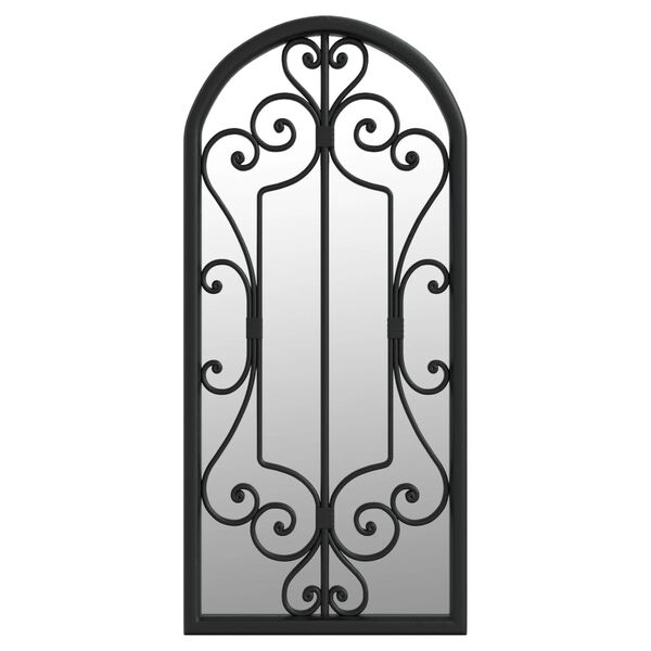 vidaXL Spiegel 100x45 cm ijzer zwart