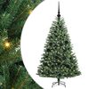 vidaXL Kunstmatige Inklapbare Kerstboom Groen 120 cm PVC en Metaal