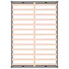 vidaXL Bedframe massief hout grijs 150x200 cm
