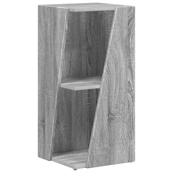 vidaXL Zijplank Grijs Sonoma 33 x 32 x 70,5 cm Bewerkt hout