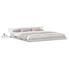 vidaXL Bedframe Wit 200 x 200 cm Hout