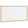 vidaXL Magnetisch whiteboard met massief grenenhouten frame 60x30 cm