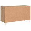 vidaXL Dressoir 100x36x60 cm bewerkt hout artisanaal eikenkleurig