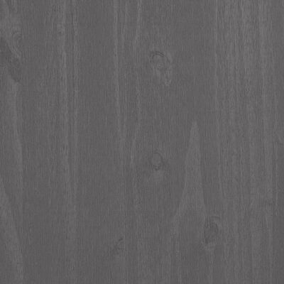 vidaXL Salontafel HAMAR 100x55x35 cm massief grenenhout lichtgrijs