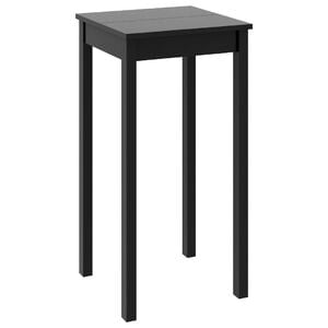 vidaXL Bartafel 55x55x107 cm MDF zwart