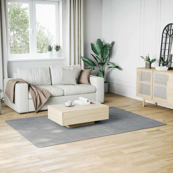 vidaXL Vloerkleed wasbaar korte pool anti-slip 160x230 cm grijs