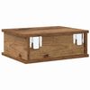 vidaXL Nachtkastje 2 pcs Oudhout 40 x 31 x 15 cm Bewerkt hout