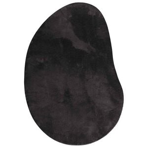 vidaXL Tapijt HUARTE Zwart 80 x 150 cm Polyester