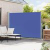 vidaXL Tuinscherm uittrekbaar 200x300 cm blauw