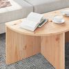 vidaXL Salontafel 2 pcs Naturel Massief grenenhout