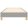 vidaXL Boxspring bed 80x200 cm stof lichtgrijs