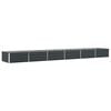 vidaXL Plantenbak Antraciet 580 x 100 x 45 cm Gegalvaniseerd staal