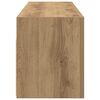vidaXL Badkamerwandkast 100x25x30cm bewerkt hout artisanaal eikenkleur