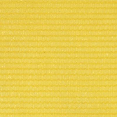 vidaXL Balkonscherm 120x600 cm HDPE geel