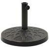 vidaXL Parasolvoet rond 13 kg polyresin bronskleurig