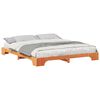 vidaXL Bedframe Bruin 200 x 210 cm Massief grenenhout