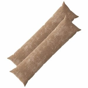 vidaXL Kussensloop 2 st HEERLEN Bruin 40 x 145 cm Chenille Stof