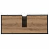 vidaXL Badkamerkast Artisan Eiken 80 x 33 x 60 cm Bewerkt hout