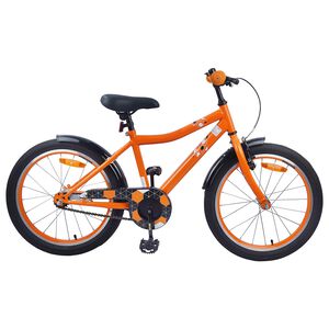 vidaXL Kinderfiets 18 Inch voor 5-7 jaar Oranje