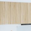 vidaXL Hangkast Sonoma Eik en Wit 50 x 31 x 100 cm Bewerkt hout
