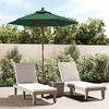 vidaXL Parasol met houten paal 196x231 cm groen