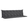 vidaXL Tuinbankkussen 200x(50+50)x7 cm oxford stof antracietkleurig