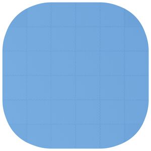 vidaXL Zwembad Grondmat 36 st &Oslash; 350 cm Rond EVA Schuim Blauw