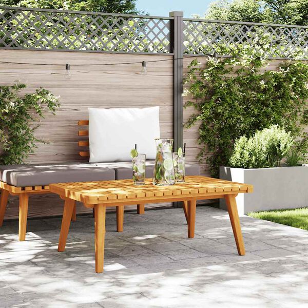 vidaXL Tuintafel 90x55x35 cm massief acaciahout