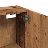 vidaXL Badkamerkast wandgemonteerd 32x20x67 cm oud houtkleurig