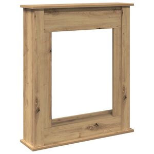 vidaXL Haardombouw 75x20x87,5 cm bewerkt hout artisanaal eikenkleurig