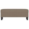 vidaXL Bankje 100x35x41 cm stof taupe
