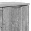 vidaXL Dressoir met lade Grijs Sonoma 100 x 30 x 65,6 Bewerkt hout