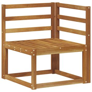 vidaXL Buiten Hoek Sofa Massief Acaciahout Naturel 63 x 63 x 73 cm