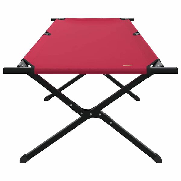 vidaXL Opvouwbaar Camping Bed Rood 210 x 80 x 46 cm Oxford stof