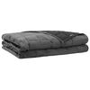 vidaXL Verzwaringsdeken Antraciet 220 x 260 cm 11 kg 100% Katoen 205T