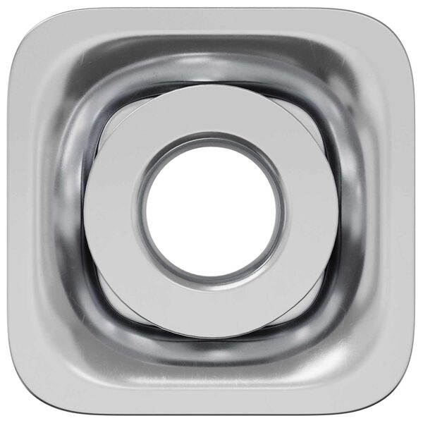 vidaXL Draadbuis Invoeg 12 pcs Zwart en Zilver 15,8 x 15,8 x 22,5 mm