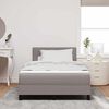 vidaXL Boxspring bed met matras met hoofdeinde Taupe 120 x 190 cm Stof