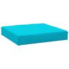 vidaXL Palletkussen 60x60x8 cm oxford stof turquoise