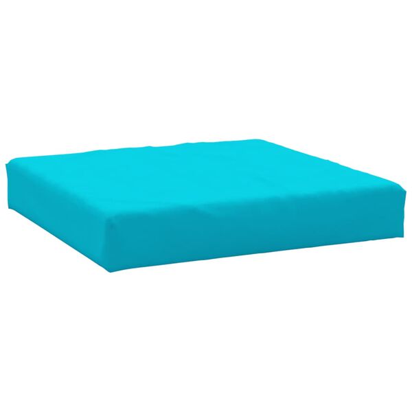 vidaXL Palletkussen 60x60x8 cm oxford stof turquoise
