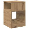 vidaXL Bijzettafel 2 pcs Artisan Eiken 30,5 x 30 x 45 cm Bewerkt hout
