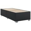 vidaXL Boxspring met matras kunstleer zwart 90x190 cm