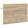 vidaXL Wandgemonteerde kapstok met plank Sonoma Eiken 60 x 40 x 12 cm