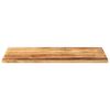 vidaXL Tafelblad rechthoekig 110x50x3,8 cm massief ruw mangohout