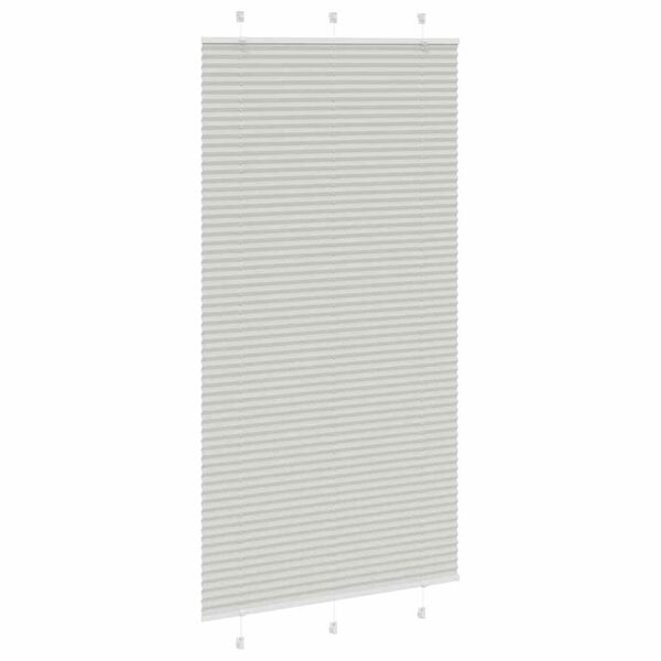 vidaXL Plissé rolgordijn 105x200 cm stofbreedte 104,4 cm polyester