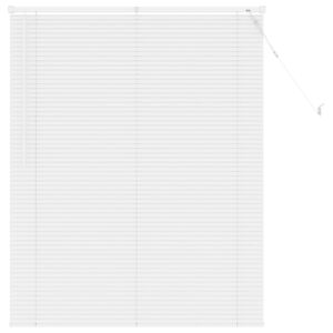 vidaXL Venetiaanse Blind Verstelbaar Wit 150 x 120 cm PVC